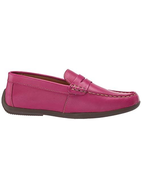 MARC JOSEPH NEW YORK Unisex-Child Leather Made in Brazil Luxury Fashion Slip on Loafer with Penny Detail