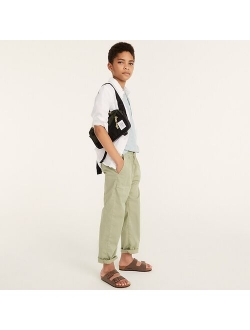 Boys Relaxed Fit Pull On Chino Pant