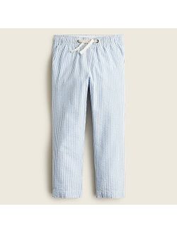 Boys Seersucker Relaxed Fit Pull On Pant