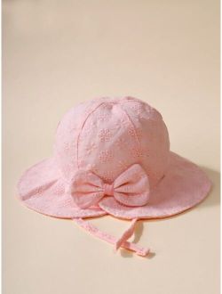 Baby Bow Decor Bucket Hat
