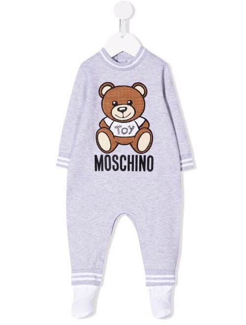 Moschino Kids logo-print pajama