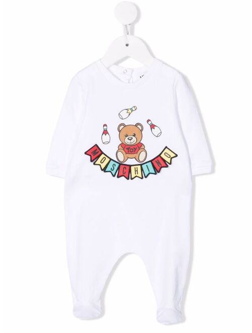 Moschino Kids Teddy Bear graphic pajamas