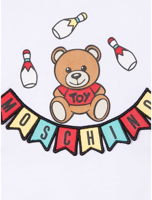 Moschino Kids Teddy Bear graphic pajamas