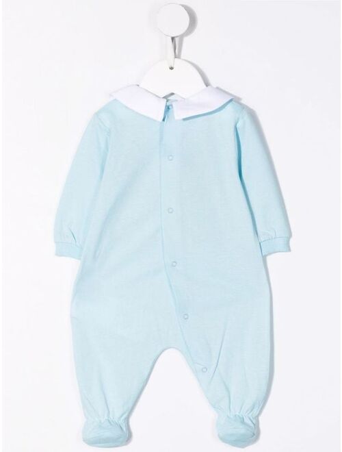 Moschino Kids Teddy Bear-print cotton pajamas