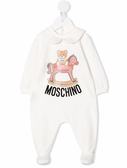 Moschino Kids Teddy Bear-print pajama