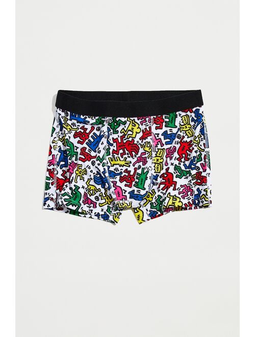 Urban Outfitters Keith Haring Dancing Guy Allover Print Boxer Brief