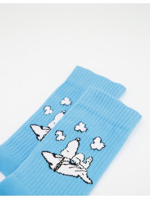 ASOS DESIGN Snoopy on a cloud sports socks