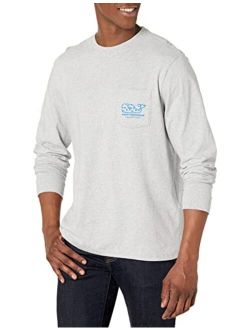 Men's Hanukkah Icon Whale Fill Pocket T-Shirt