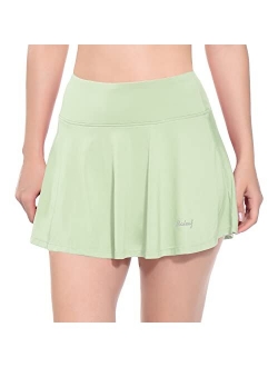Women's Tennis Skirt Golf Skorts Skirts Athletic Skirts with Shorts Pockets Running Workout Sports