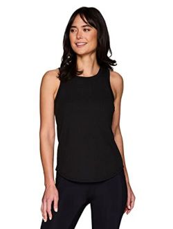 Active Women's Fashion Basics Regular Length Super Soft Flowy Yoga Tank Top