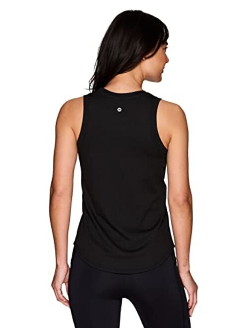 RBX Active Women's Fashion Basics Regular Length Super Soft Flowy Yoga Tank Top