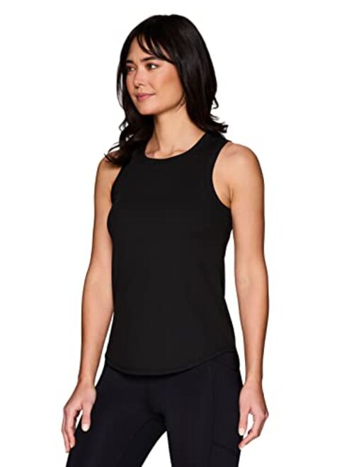 RBX Active Women's Fashion Basics Regular Length Super Soft Flowy Yoga Tank Top