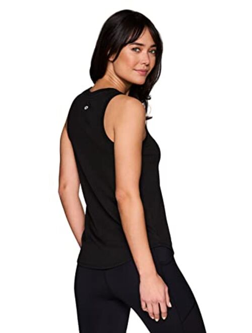 RBX Active Women's Fashion Basics Regular Length Super Soft Flowy Yoga Tank Top