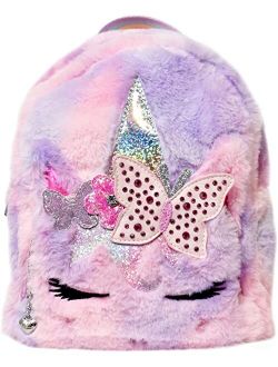 Miss Gwen’s OMG Accessories Tie-Dye Faux Fur Mini Backpack