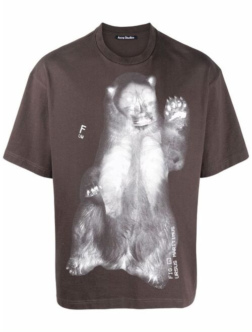 Acne Studios bear-print T-shirt