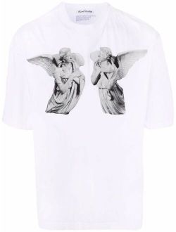 Acne Studios statue-print cotton T-shirt