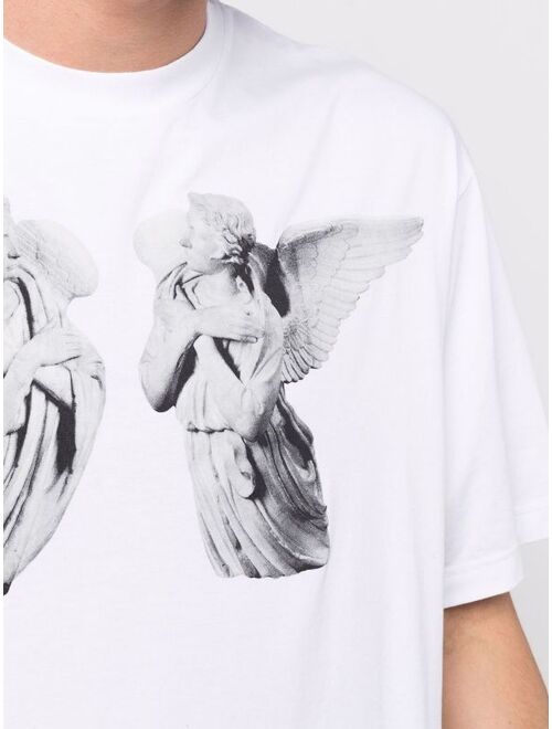 Acne Studios statue-print cotton T-shirt