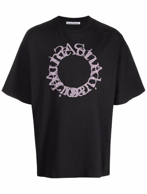 Acne Studios logo-embroidered T-shirt