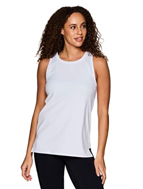 RBX Active Women's Athletic Yoga Everyday Ultra Soft Relaxed High/Low Tank Top