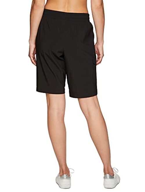 RBX Active Women's Relaxed Fit Breathable Ventilated Stretch Woven Athletic Walking Short with Pockets