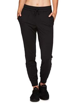 Active Women's Soft Lightweight Fleece Lined Jogger Sweatpants with Pockets
