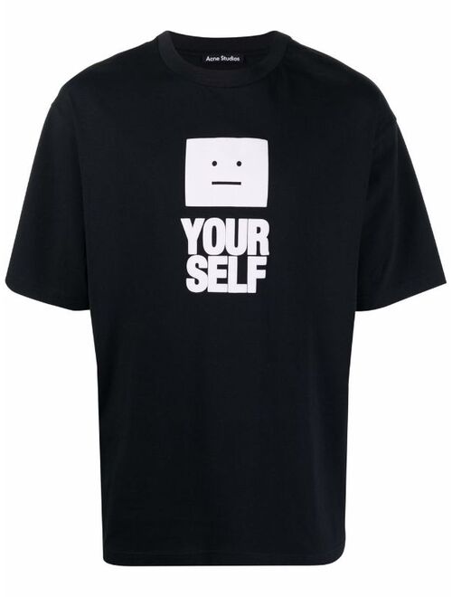Acne Studios face-motif T-shirt