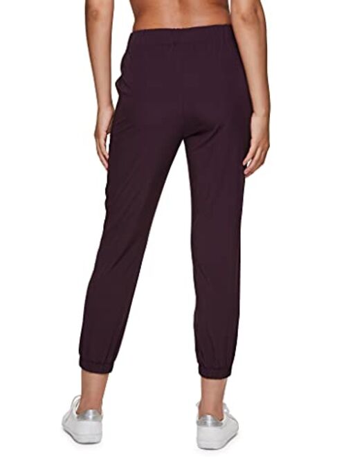 RBX Active Women's Relaxed Fit Lightweight Quick Drying Stretch Woven Pants with Pockets