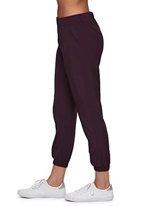 RBX Active Women's Relaxed Fit Lightweight Quick Drying Stretch Woven Pants with Pockets