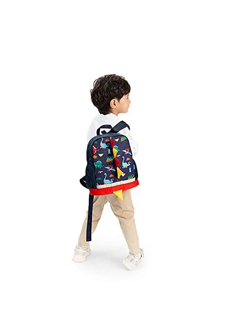 LESNIC Kids Dinosaur Backpack with Leash, Buckles in the Front , CPC Certified Medium Rucksack for 1-6 Years Old Boys & Girl, Dinosaur Rucksack Toddler Kids Bag 25 10 30.