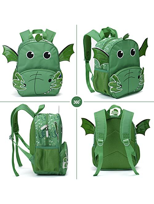 Fsy Kids Blue Shark backpacks Cartoon Backpack Lightweight Preschool Backpack Water Resistant Classical Casual Daypack Cute Cartoon School Bookbag for Toddlers Boys Girls