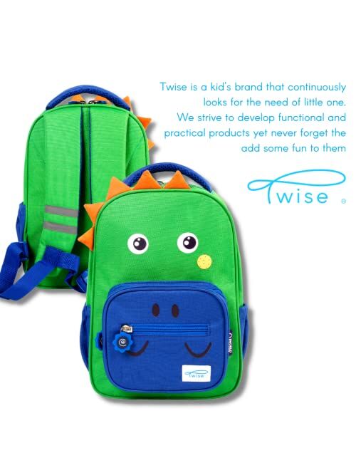 TWISE SIDE-KICK PRESCHOOL BACKPACK FOR KIDS AND TODDLERS (DINO)