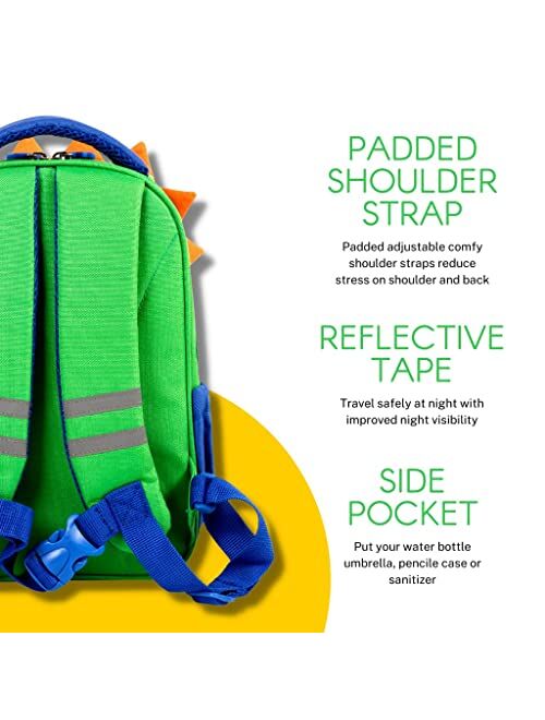 TWISE SIDE-KICK PRESCHOOL BACKPACK FOR KIDS AND TODDLERS (DINO)