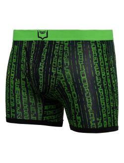 SHEATH Men's Digital Rain Underwear with Dual Pouch Boxer Briefs