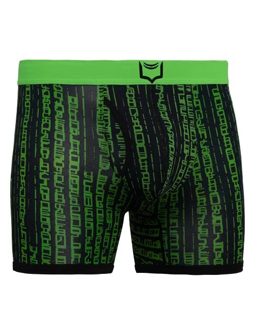 Sheath Underwear SHEATH Men's Digital Rain Underwear with Dual Pouch Boxer Briefs
