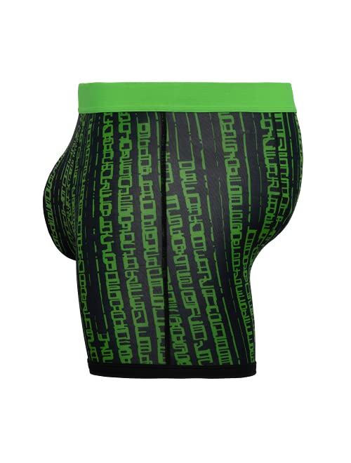 Sheath Underwear SHEATH Men's Digital Rain Underwear with Dual Pouch Boxer Briefs