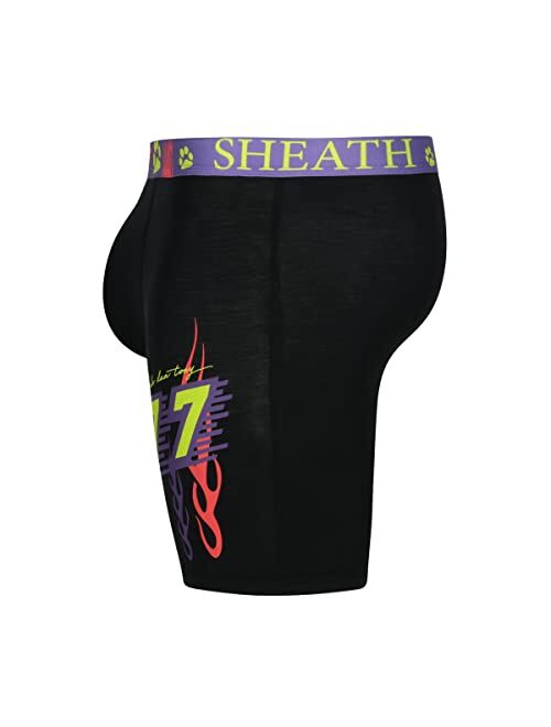 Sheath Underwear SHEATH Men's V Limited Edition Dale Dan Tony 8" Sports Performance Boxer Brief