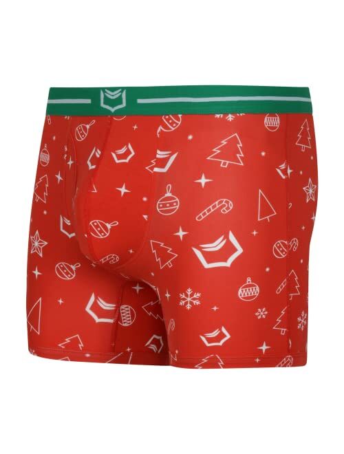Sheath Underwear SHEATH Holiday Men's Dual Pouch Boxer Brief