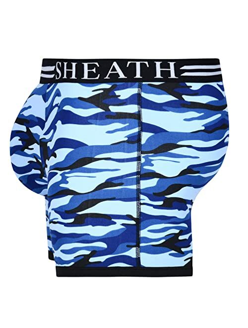 Sheath Underwear SHEATH Men's Camouflage Dual Pouch Boxer Brief