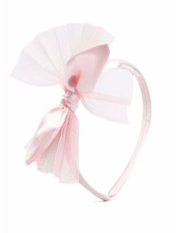 Charabia bow-detail hair band