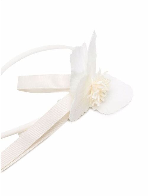 Bonpoint floral ribbon headband