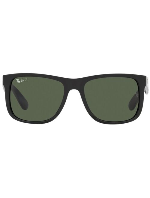 Ray-Ban Men's Justin Polarized Sunglasses, RB4165 55