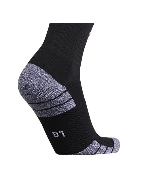adidas unisex-adult 3-stripe Hoop Soccer Socks (1-pair)