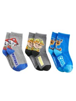 Boys Paw Patrol 3-Pack Socks