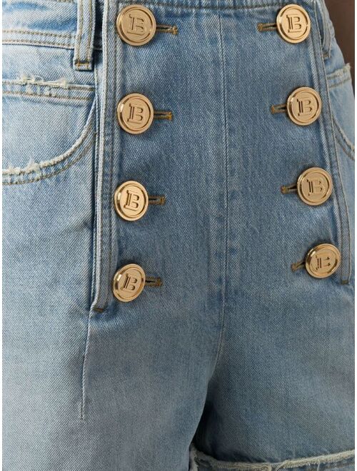Balmain button-front shorts