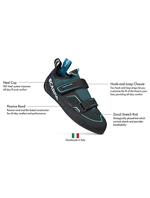 SCARPA Women's Reflex V Rock Climbing Shoes for Gym Climbing - Low-Volume, Women's Specific Fit