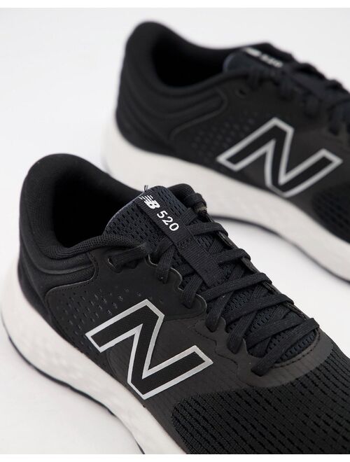 New Balance Running 520 v7 sneakers in black