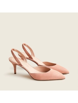Colette slingback pumps in suede