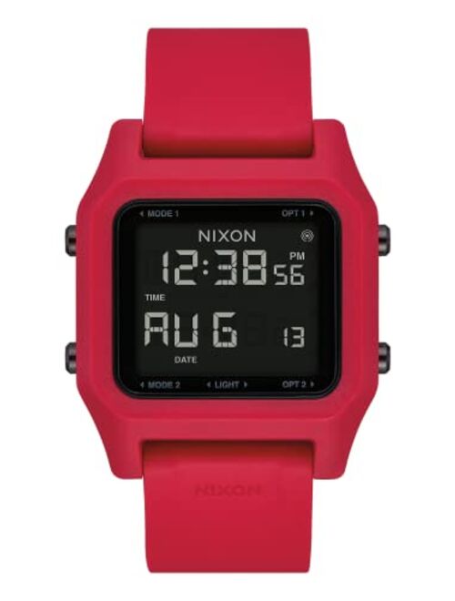 NIXON Staple A1309-100m Water Resistant Men's Digital Sport Watch (38mm Face, 22mm PU/Rubber/Silicone Band) - Made with #Tide Recycled Ocean Plastics