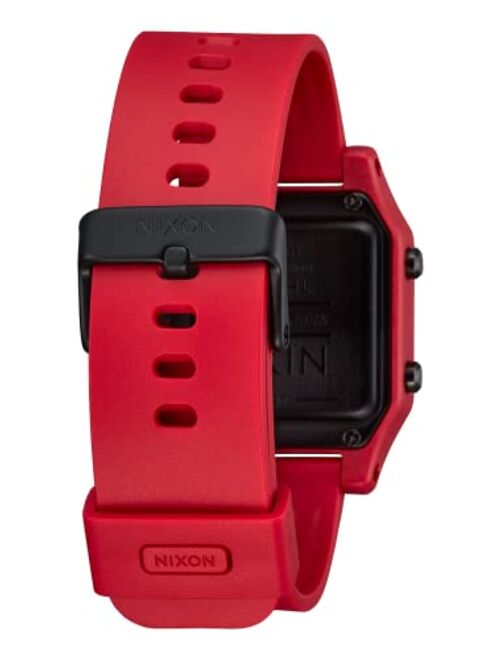 NIXON Staple A1309-100m Water Resistant Men's Digital Sport Watch (38mm Face, 22mm PU/Rubber/Silicone Band) - Made with #Tide Recycled Ocean Plastics