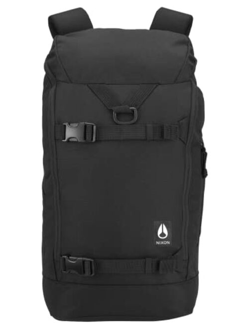 NIXON Hauler 25L Backpack - Black - Made with REPREVE® Our Ocean™ and REPREVE® recycled plastics.